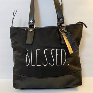 Nwt Nylon & Genuine Leather Tote